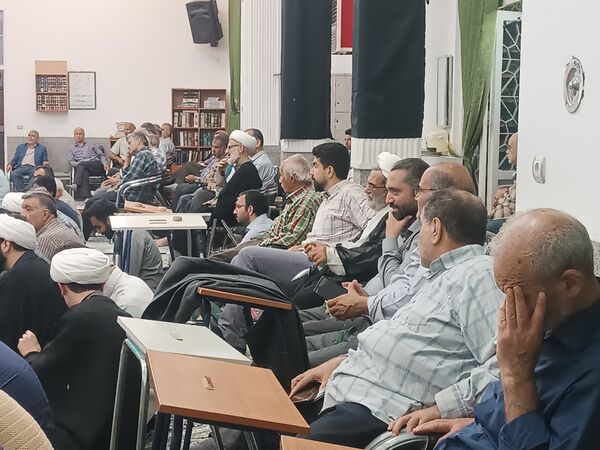 مراسم نخستین سالگرد شهادت شهدای خدمت در مسجد الهادی نیشابور 