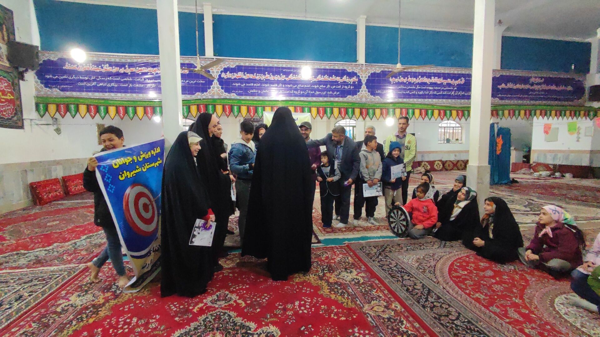 استعدادیابی مسابقات دارت در روستای چلو شهرستان شیروان