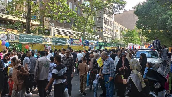تهران در لباس سبز تولد امام رضا (ع) 