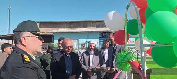  آیین افتتاح طرح شهید سردار سلیمانی در باخرز