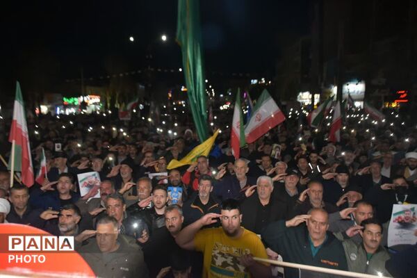 وداع باشکوه مردم  ساوجبلاغ با سردار شهید علی کوه خیل 