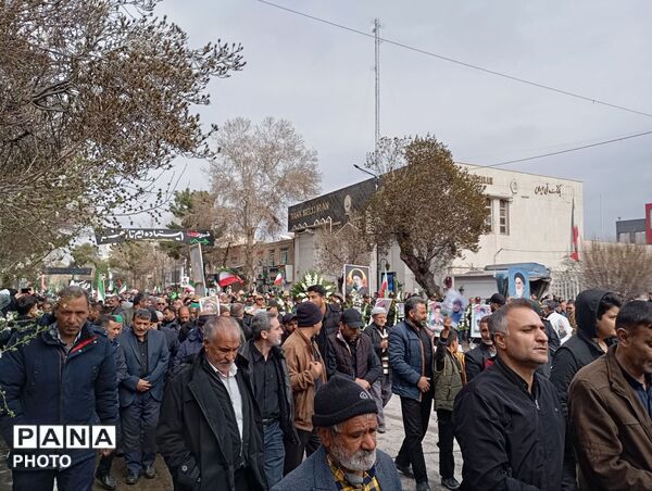 تشیع و وداع با 5شهید شهرستان نیشابور