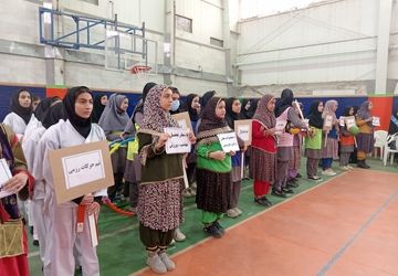 جشنواره فرهنگی ورزشی دختران آفتاب ایران در شهرستان جعفرآباد قم