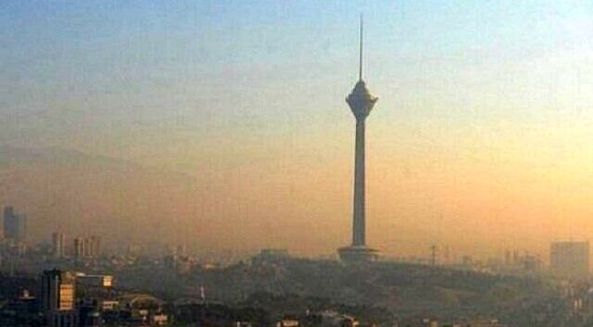 هوای تهران در شرایط ناسالم قرار دارد