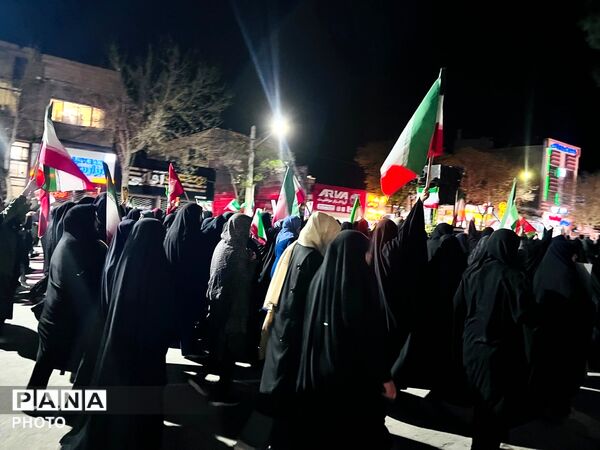 جلوه هایی از حضور باشکوه مردم آشخانه در راهپیمایی