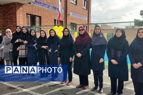 مدرسه خیری حسینی‌راد با چمن مصنوعی و پنل خورشیدی گشایش یافت