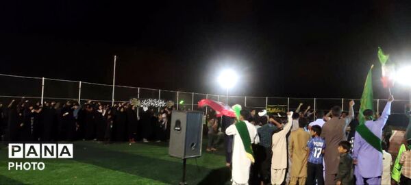 مراسم سوگواری رهبر شهید امام قائد در روستای زیارت پیرکرکان قلعه‌گنج 