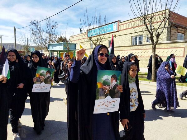 راهپیمایی روز جهانی قدس در شهر راز
