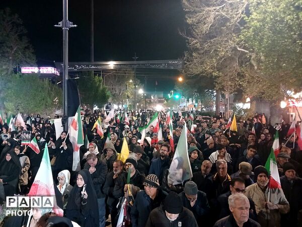 آیین چهلمین روز شهادت امام خامنه‌ای، میهمان دیار کهن نیشابور