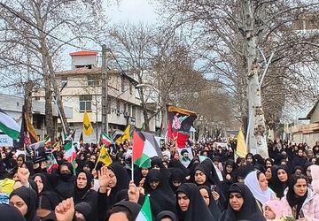 حضور گسترده مردم و مسئولان مینودشت در راهپیمایی روز جهانی قدس