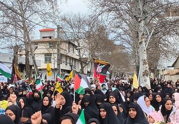 حضور گسترده مردم و مسئولان مینودشت در راهپیمایی روز جهانی قدس