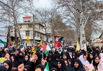 حضور گسترده مردم و مسئولان مینودشت در راهپیمایی روز جهانی قدس