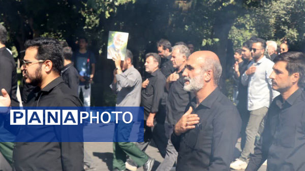 کاروان عشق و وفا از میدان بزرگمهر تا گلستان شهدا