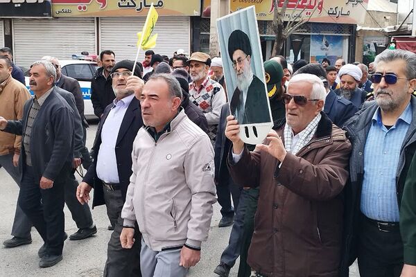 حضور پرشور مردم و مسئولان روزه‌دار شهرستان فیروزکوه پررنگ‌تر از هر سال در راهپیمایی روز قدس