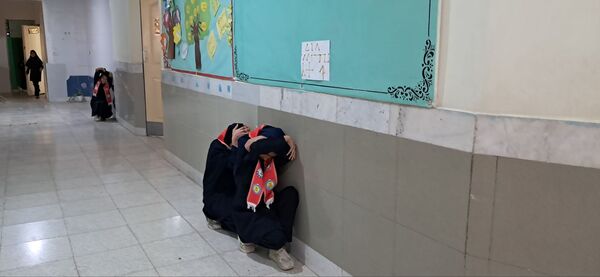 مانور زلزله در مدرسه شهید رزمی خلیل آباد