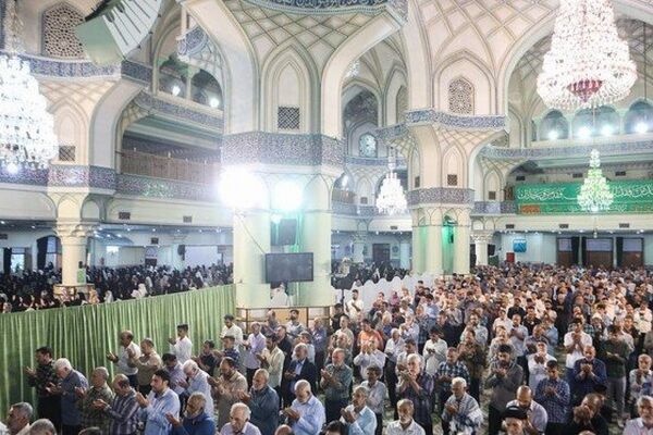 نماز عید سعید قربان در حرم حضرت عبدالعظیم حسنی (ع) شهرری
