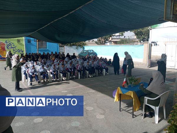 جشن شکوفه‌های دبستان ناهیدنخودی نیشابور