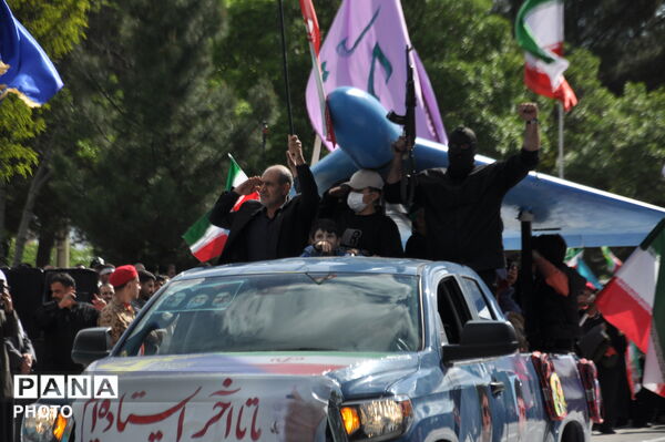 شکوه رزمایش «جانفدا برای ایران امام رضایی» در کرمانشاه