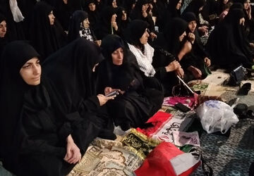 حماسه موج شصت ودواجتماع شبانه کوهدشتی‌ها  ،همراه بانماز استغاثه به امام زمان(عج)