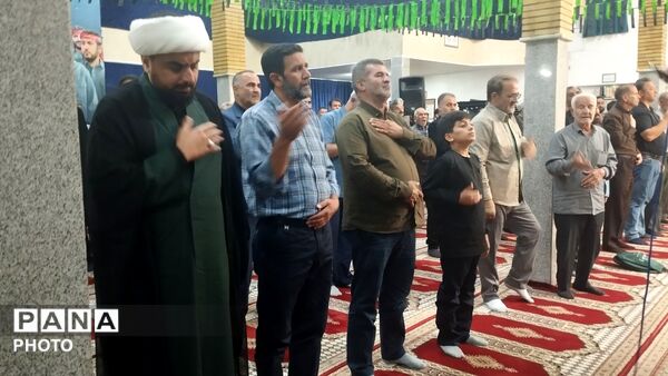 آیین گرامیداشت اولین سالگرد شهید حسین قربانی در نظرآباد 