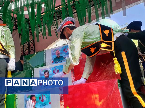 تشییع شهدای اقتدار در تهران