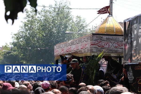 وداع با پیکر مطهر شهید سیدمهدی موسوی در شهرری