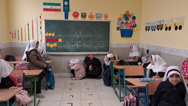 مانور زلزله در مدرسه شهید رزمی خلیل آباد