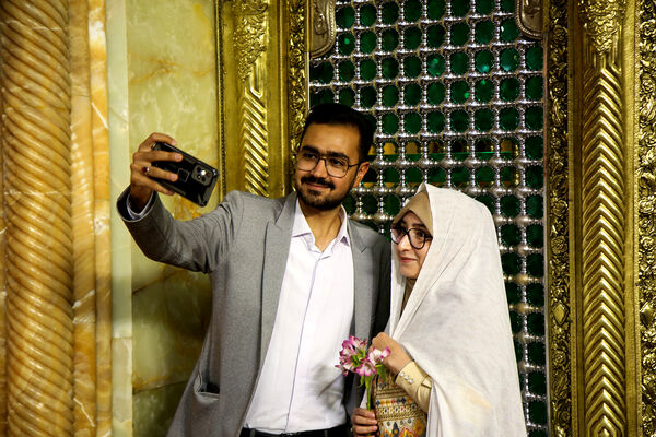 جشن ازدواج ۳۲۵ زوج جوان در حرم حضرت معصومه (س)