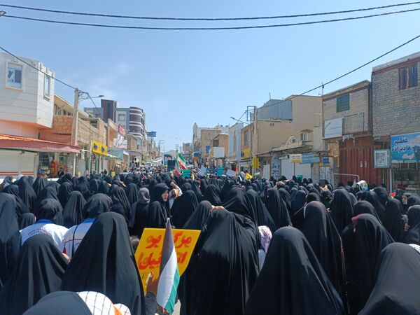 راهپیمایی روزجهانی قدس در شهرستان آبدانان 