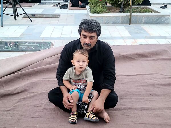 عزاداری روز دوم محرم در گلزار شهدای درق 