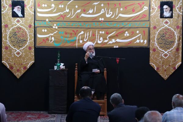 عزاداری شهادت امام جعفر صادق (ع) در آبیک 