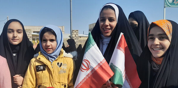 راهپیمایی 22 بهمن در شهر جعفریه قم
