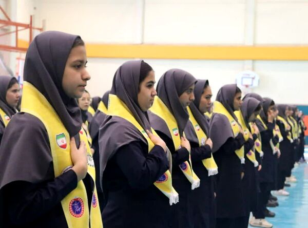 آیین استانی نواختن زنگ انقلاب استان خراسان رضوی در ناحیه ۵ مشهد