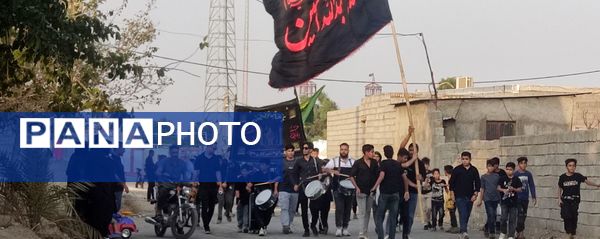 مراسم عزاداری امام حسین‌‌(ع) در روستای باغات