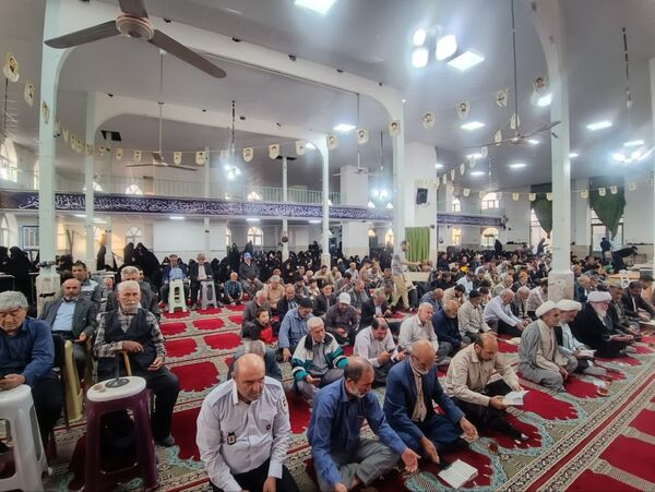 مراسم دعای عرفه در شهر درق