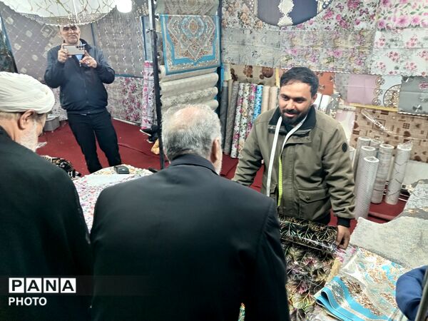 جلوه‌هایی از مراسم افتتاح نمایشگاه بهاره شهر جعفریه