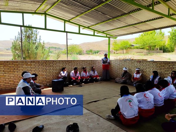 برگزاری اردوی طرح شوق رویش هلال احمر به میزبانی شیروان