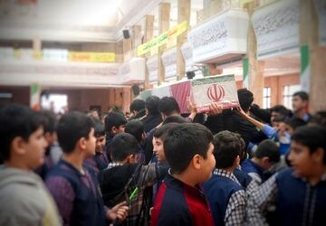 تشییع شهید گمنام در مراسم «نوگلان فاطمی»؛ گرگان در مصلی عطرافشان شد