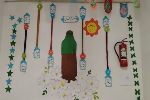 آماده سازی آموزشگاه شهید مجید دهنوی به مناسبت دهه فجر و نیمه شعبان