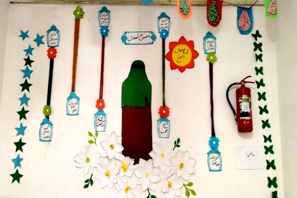آماده سازی آموزشگاه شهید مجید دهنوی به مناسبت دهه فجر و نیمه شعبان
