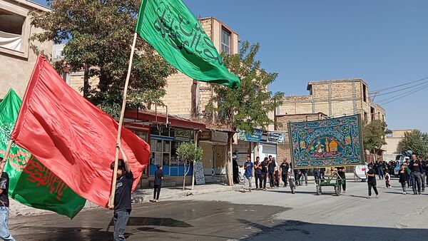 خیابان‌های بن، رنگ ماتم گرفت: تشییع نمادین پیکر امام هشتم