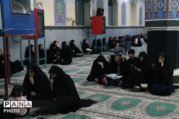 اجتماع عزاداران رهبر انقلاب در مسجد جامع شهرستان کوهبنان