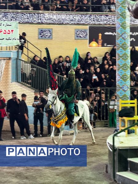 مراسم سنتی تعزیه‌خوانی در شهر ارمغان‌خانه زنجان 