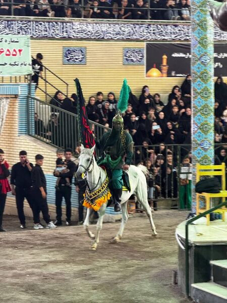 مراسم سنتی تعزیه‌خوانی در شهر ارمغان‌خانه زنجان 