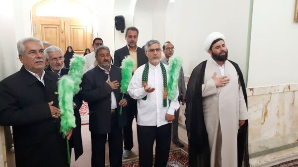 ویژه برنامه اذن خدمت در زیارتگاه شهید آیت الله مدرس(ره) برگزار شد