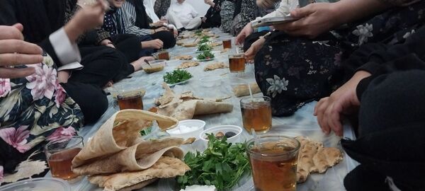 بانوان فدافن  زمزمه‌های ایمان در خلوت نورانی اعتکاف مسجد جامع