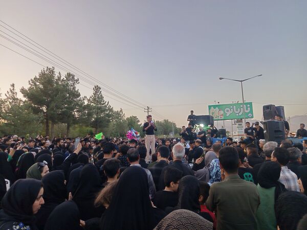 پیاده روی جاماندگان اربعین در کاشمر