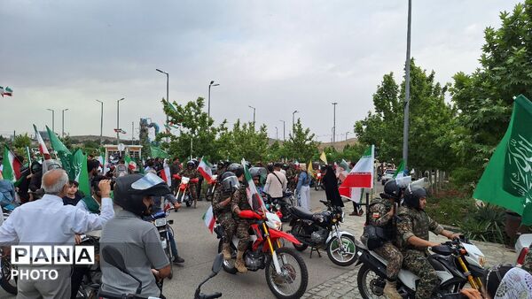  رژه موتوری عید غدیر با شکوه برگزار شد