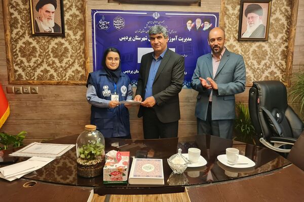 دیدار مسئولان اداره آموزش و پرورش پردیس با خبرنگاران پانا 