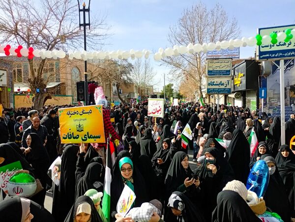 راهپیمایی بیست و دو بهمن در کاشمر